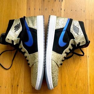 Jordan 1 CMFT gold laser